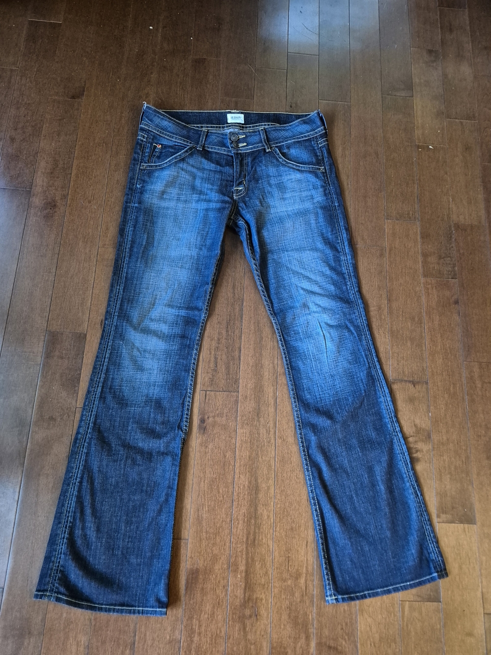 Hudson Jeans Dark Blue Flare Denim